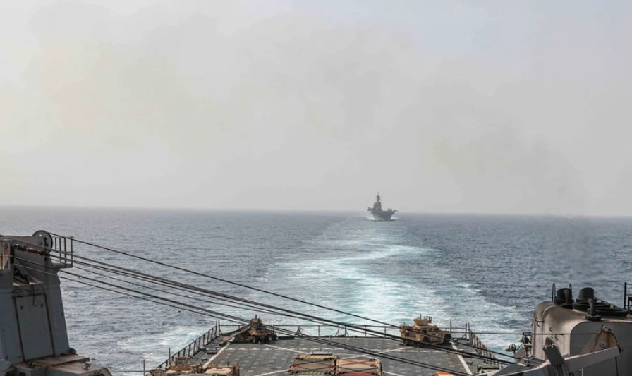 Projectile hits cargo ship near Strait of Hormuz