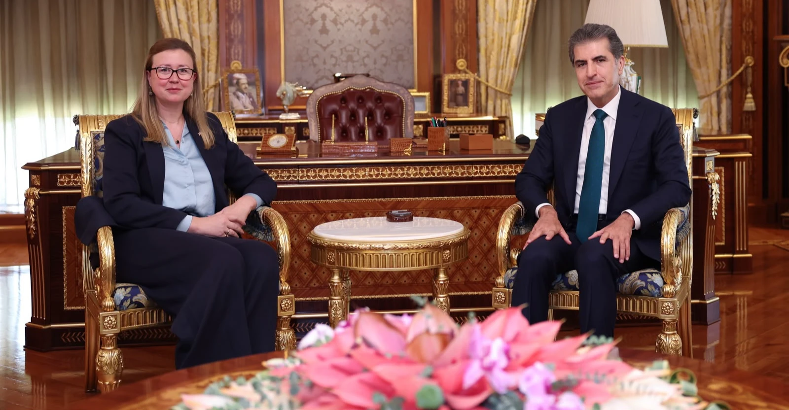 رئيس إقليم كوردستان والقنصل البريطاني الجديد يبحثان الأوضاع المحلية والإقليمية