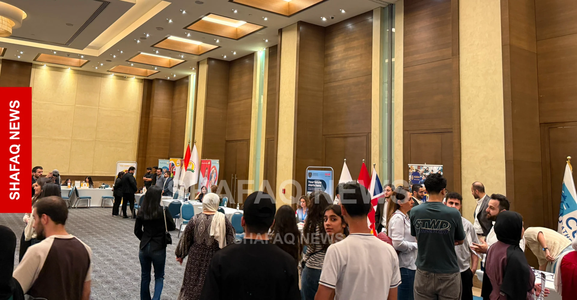 Erbil'de üniversite fuarı: öğrenciler burs ve indirimleri araştırdı