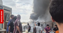 Fire destroys 10 tents at Duhok's Shariya camp