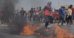 احتجاجاً على الكهرباء.. متظاهرون يتصادمون مع القوات الأمنية في ميسان (فيديو)