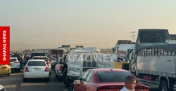 تظاهرات التعيين تغلق طريق بابل إلى بغداد (صور+ فيديو)