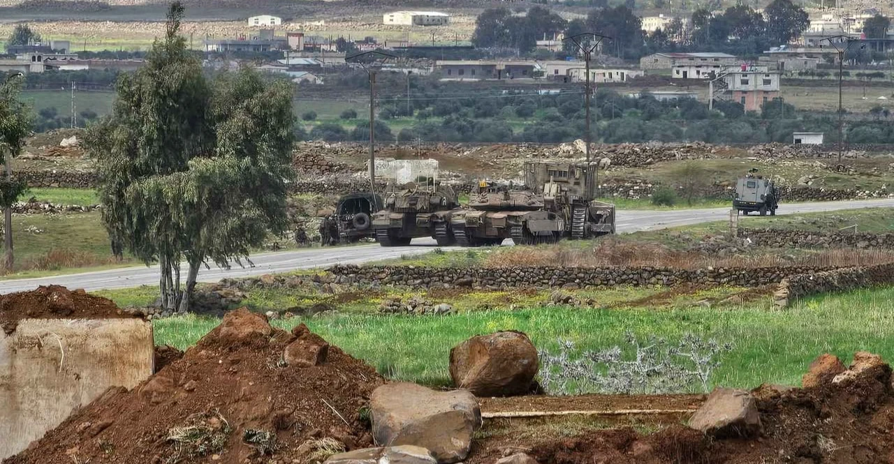 Israeli forces shell farmland in southern Syria