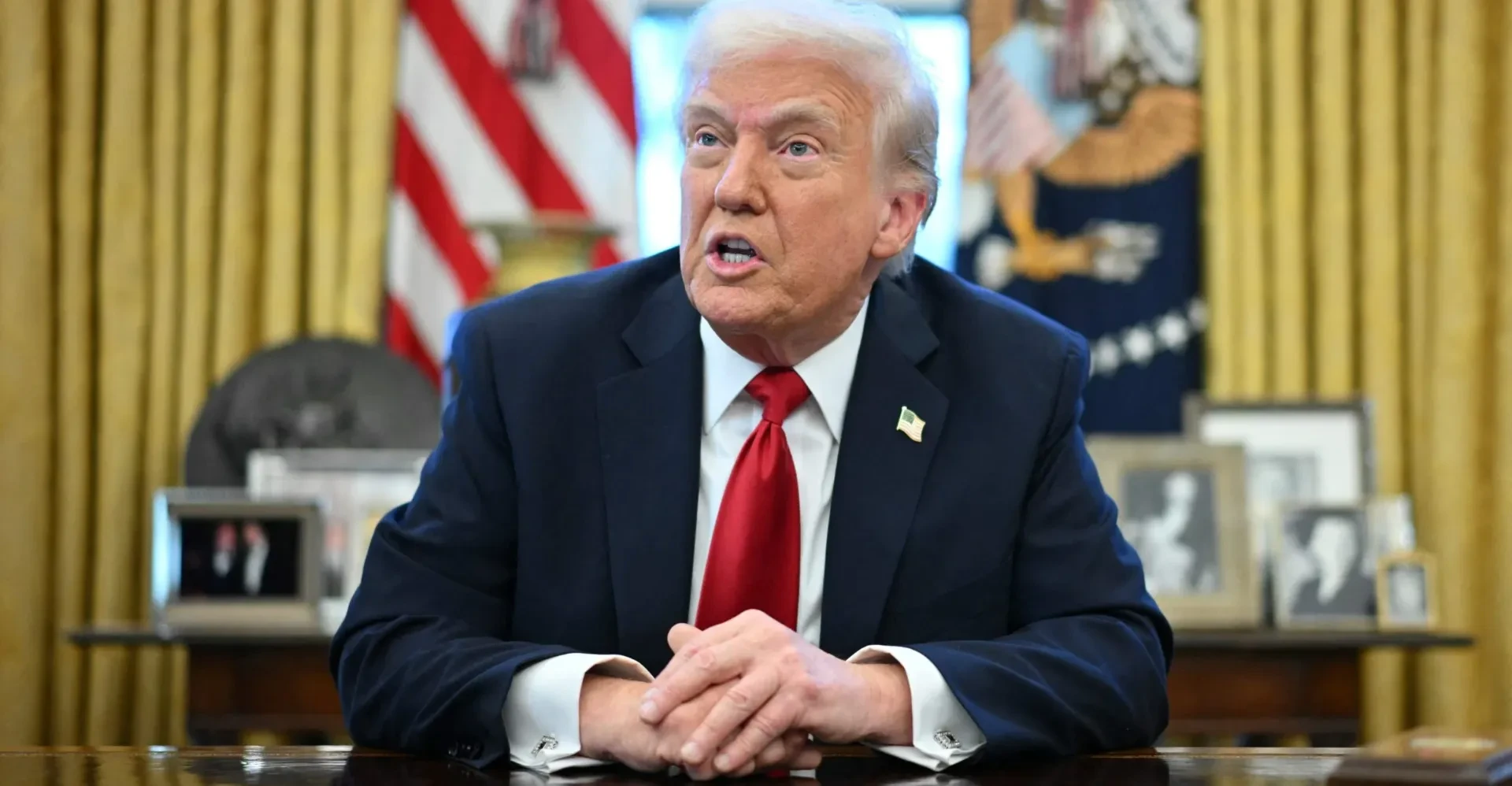 Trump denies Iran talks, declares Hormuz open