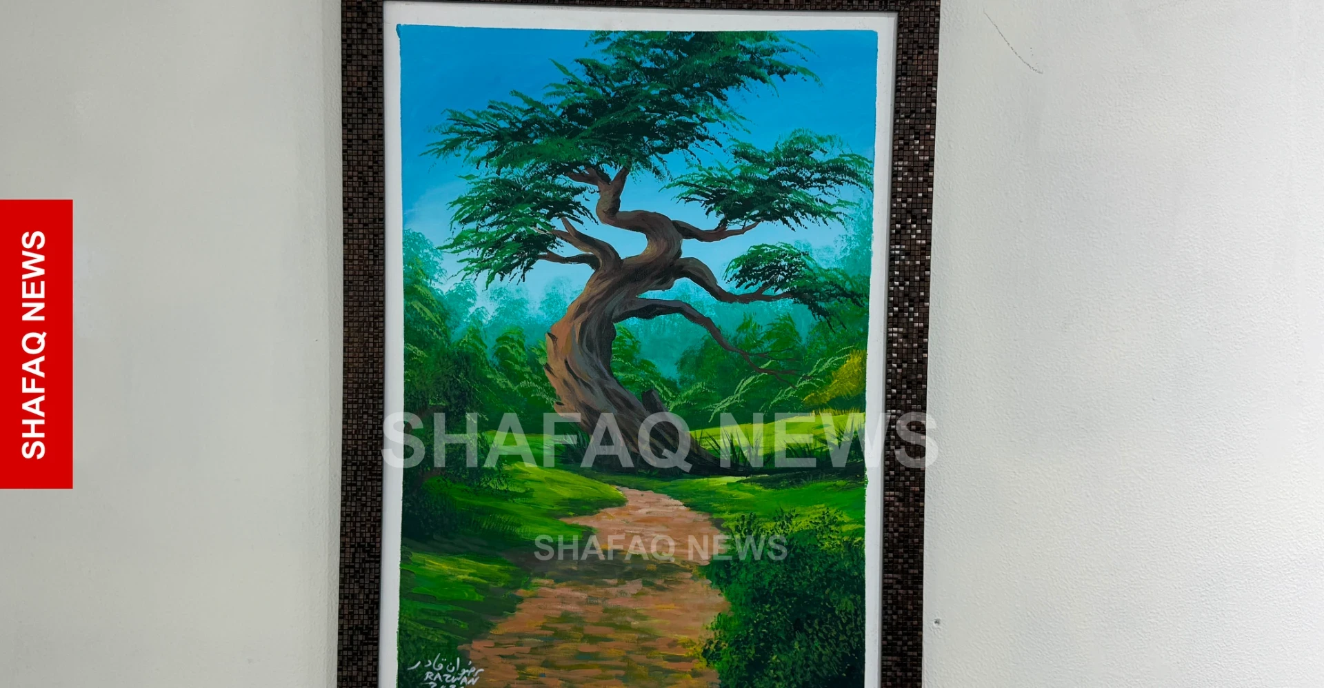 Kurdish artist spotlights environmental threats in Erbil exhibition
