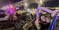 بغداد.. 5 ضحايا بحادث تصادم جماعي على طريق مطار المثنى (فيديو)