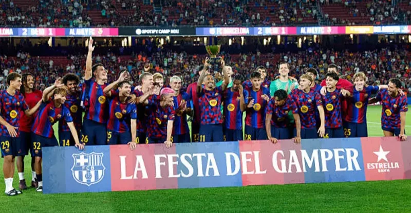 للمرة الـ48 في تاريخه.. برشلونة بطلاً لكأس خوان غامبر