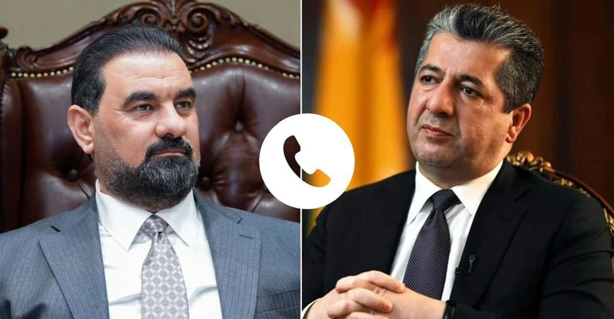 الحلبوسي يهاتف مسرور بارزاني ويدين استهداف مكتبه الخاص