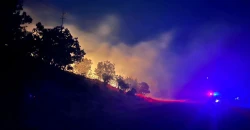 Al-Sulaymaniyah police extinguish wildfire on Mount Azmar