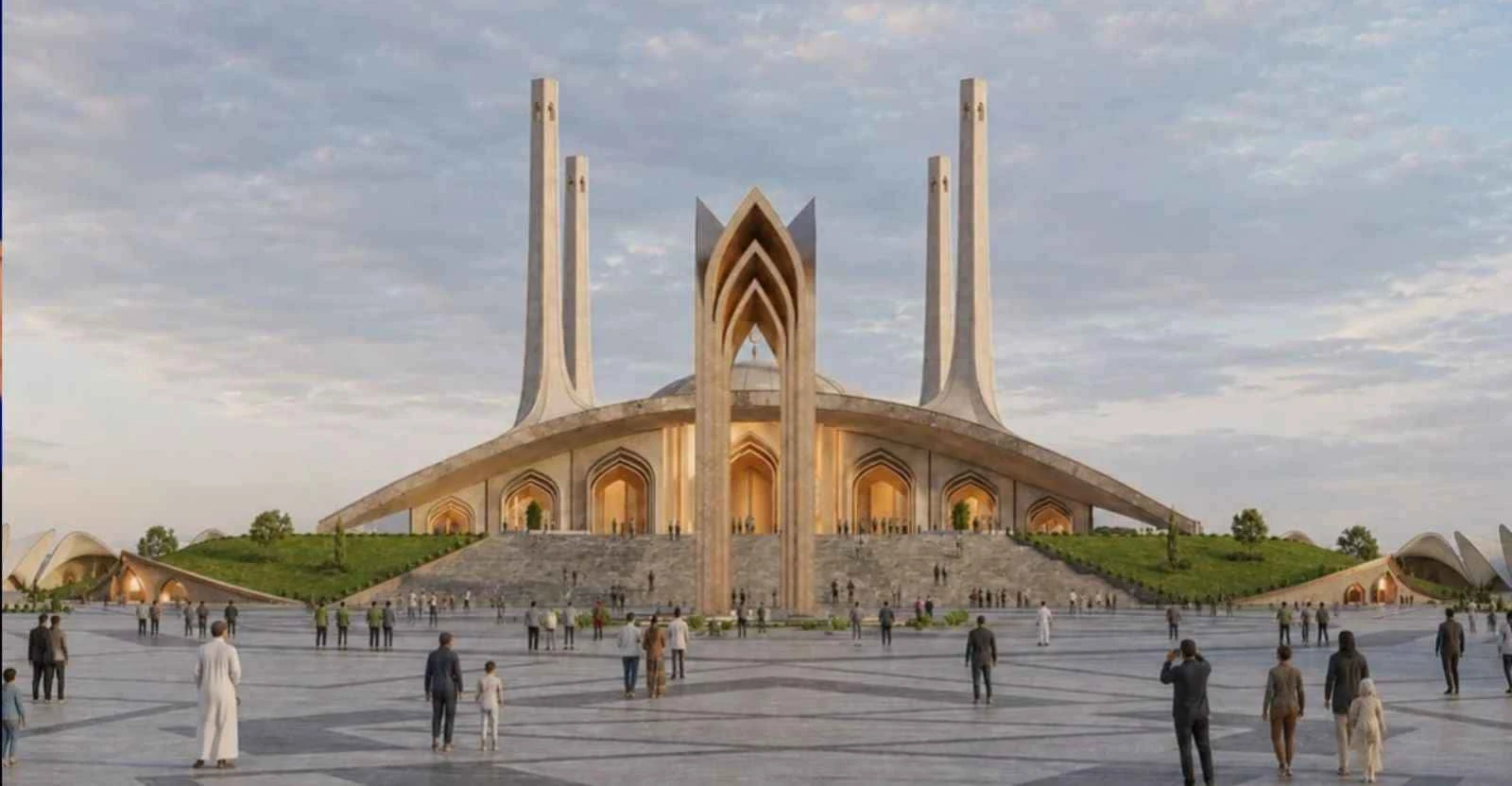 Erbil'de 'Büyük Barzani Camisi'nin yapım çalışmaları başladı