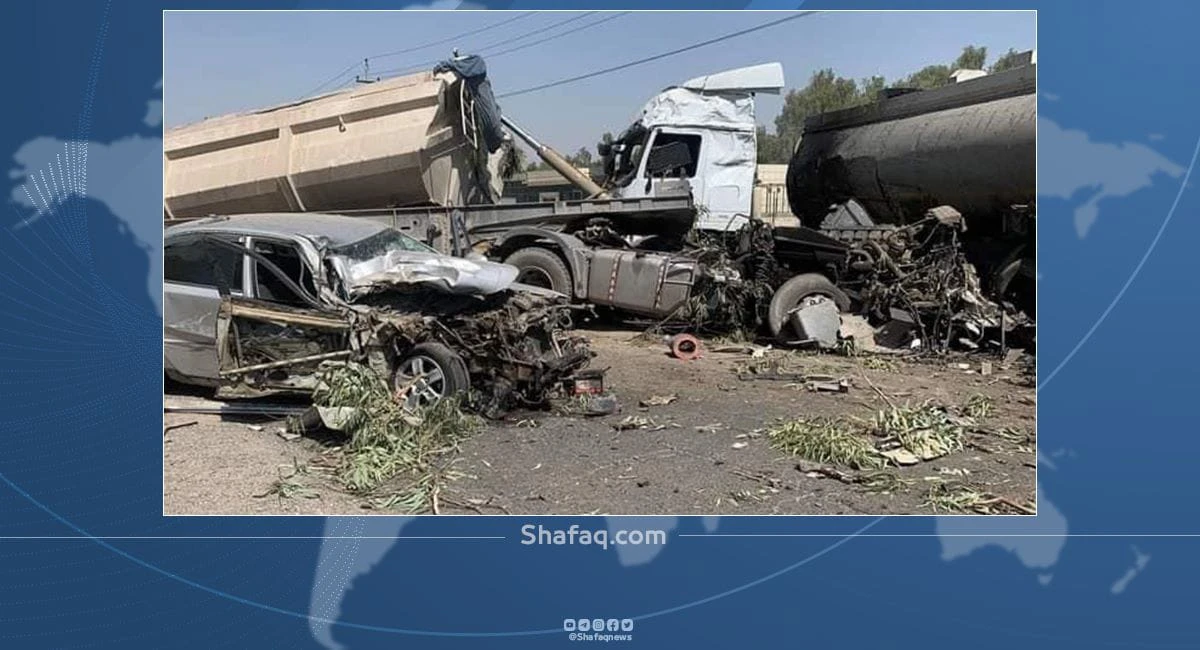 زەخمداری 4 لە هاندەرەیل یانەی موسڵ وە رویداو هاتوچو (ڤیدیۆ)