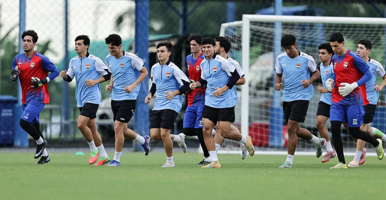 Iraq U-20 squad holds first training session in Thailand ahead of Asian qualifie