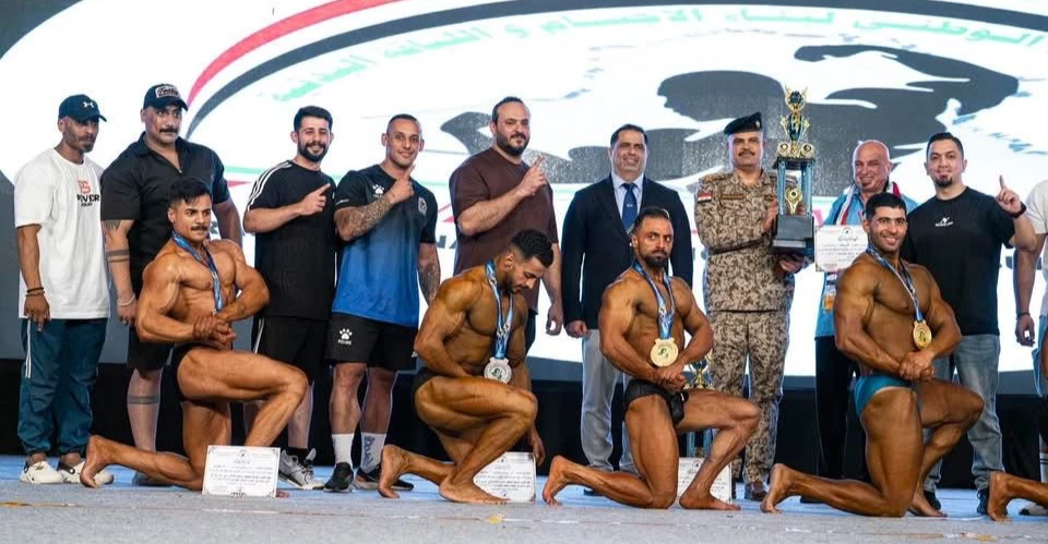 القوة الجوية وآليات الشرطة يتوجان بصدارة بطولة العراق الكبرى لبناء الأجسام