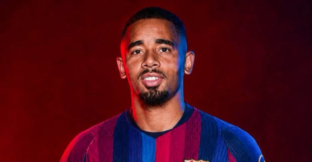 رسمياً.. برشلونة يعلن تعاقده مع غابرييل جيسوس