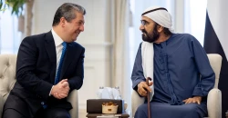 مسرور بارزاني وبن زايد يبحثان أمن المنطقة والتعاون بين كوردستان والإمارات