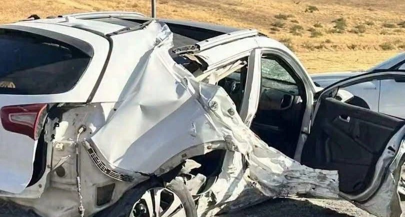 Duhok'ta Amedi ilçesinde trafik kazası: 1 ölü, 2 yaralı