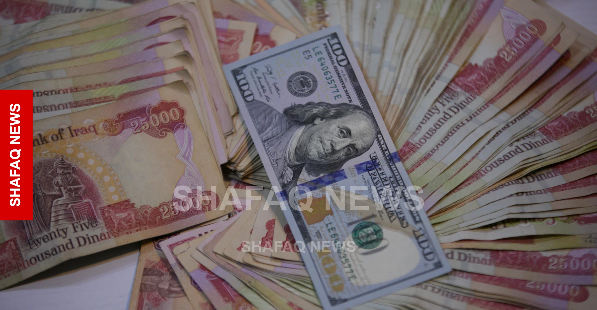 صرف الدولار يلامس 156 الفاً مع إغلاق بورصات بغداد واربيل