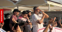 عقود تربية البصرة يتظاهرون للمطالبة بالمستحقات ويهددون بكشف أسماء "وافدة" (فيديو)