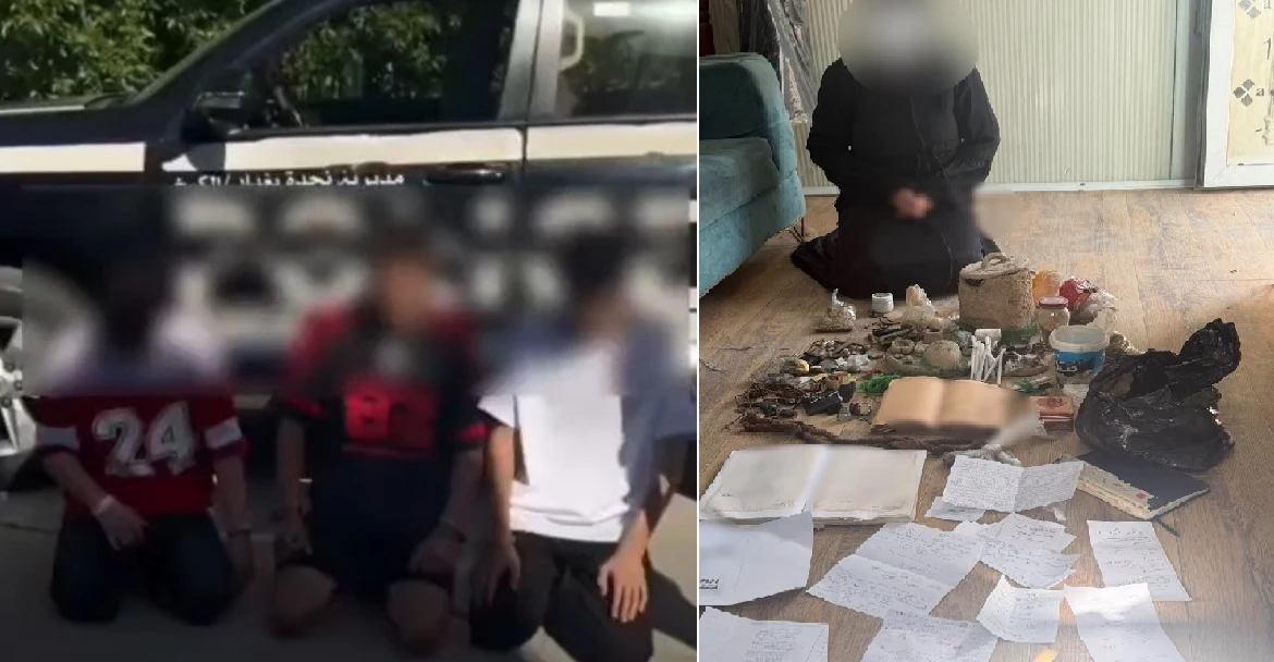 بغداد.. اعتقال متهمة بممارسة السحر والشعوذة و3 مبتزين