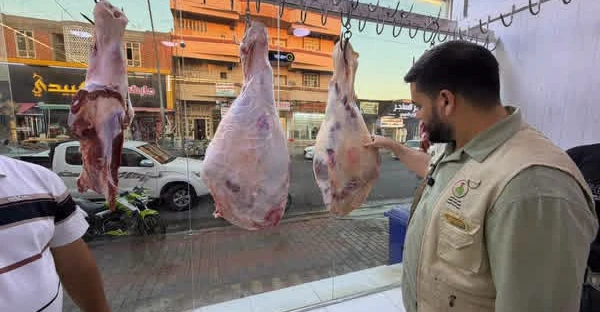 حملات "اللحوم التالفة".. الرمادي تغلق 3 محال وتتلف 30 كغم