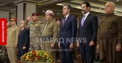 بإشراف نيجيرفان بارزاني.. انطلاق مراسم إعلان توحيد قوات البيشمركة