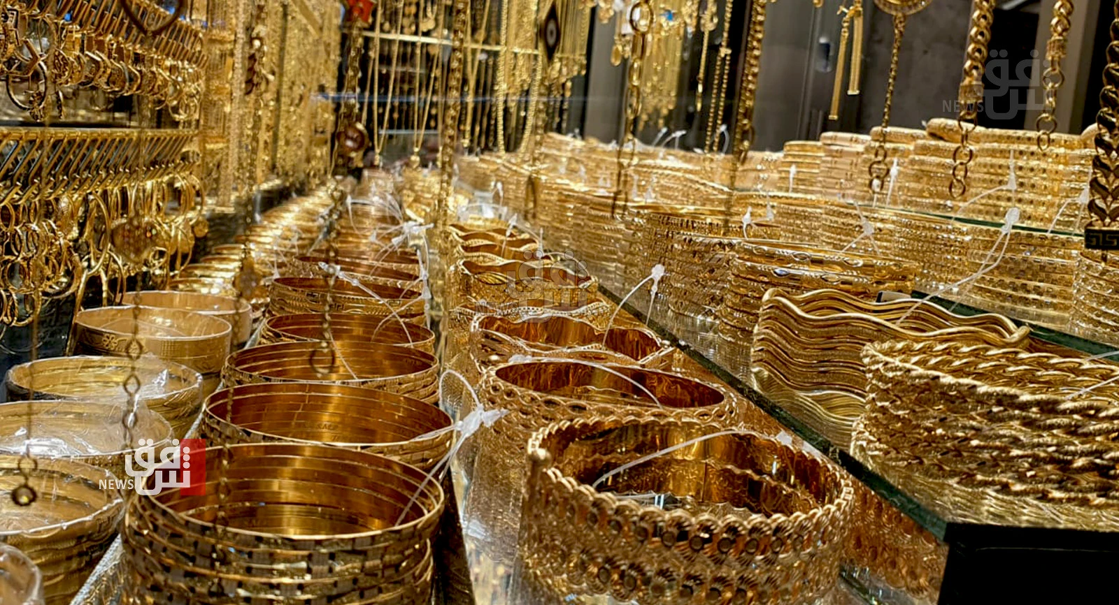 Gold prices fall in Baghdad, Erbil markets
