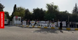خريجو الكليات والمعاهد النفطية في كركوك يتظاهرون للمطالبة بالتعيين