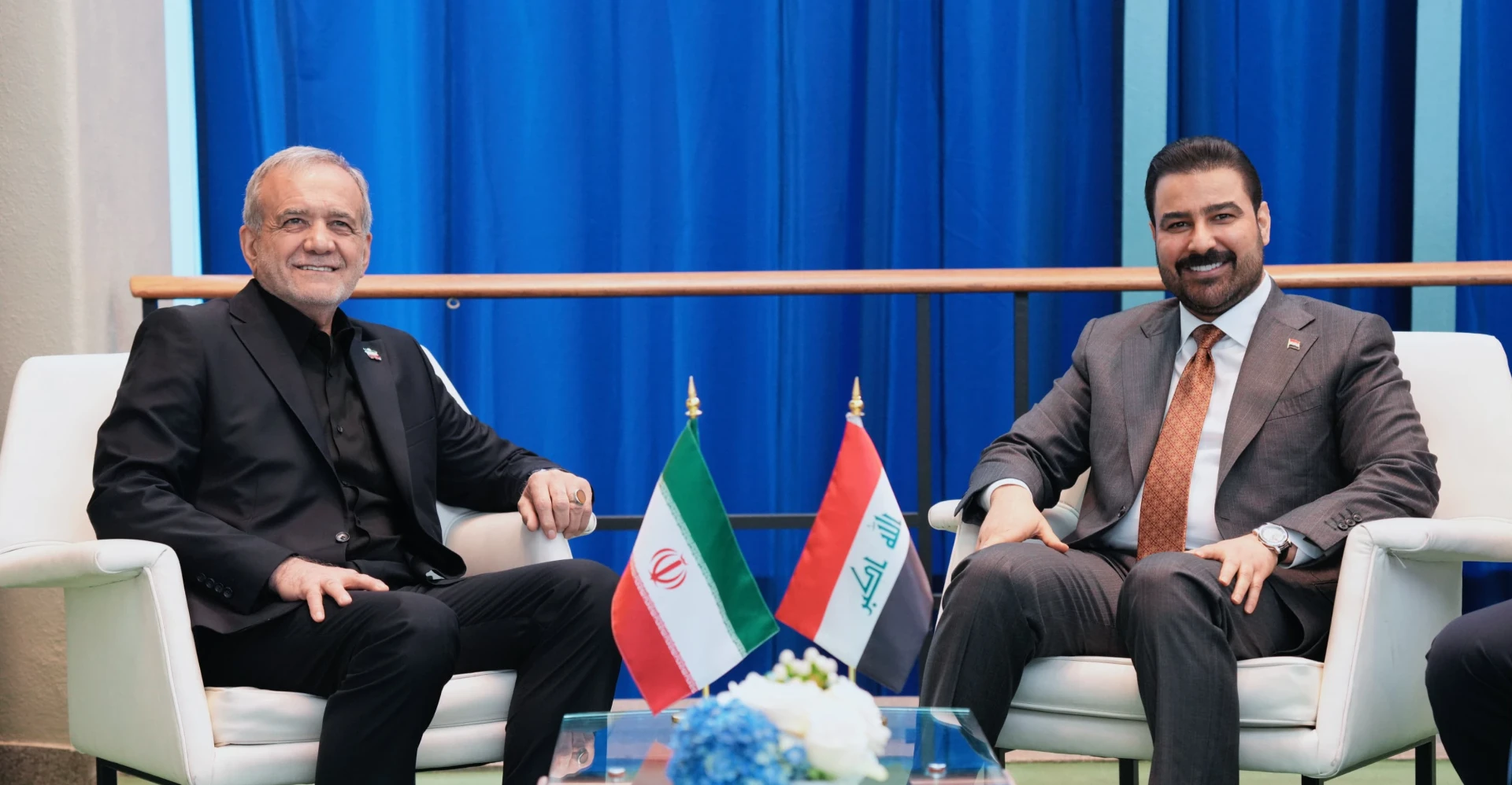 Al-Zaidi meets Iranian, Egyptian, British leaders at UN