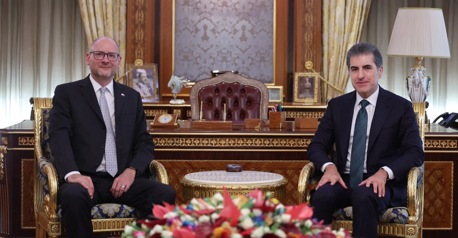 نێچیرڤان بارزانی ئەرا باڵیۆز سویسری: رکداریمن لەبان وەرەونوابردن پەیوەندییەیل