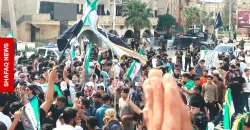 تظاهرة في حي غويران بالحسكة تطالب بفرض سيادة الحكومة السورية (صور وفيديو)