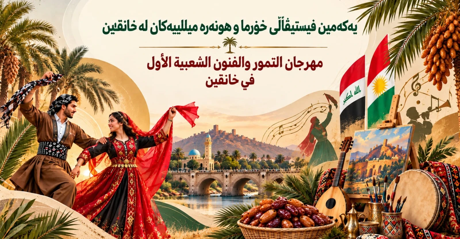 Khanaqin prepares for inaugural date and folk-arts festival