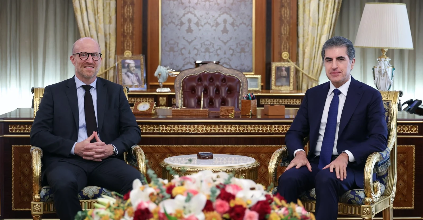 نيجيرفان بارزاني يشكر المانيا على مساعداتها الامنية والسياسية والانسانية لإقليم كوردستان