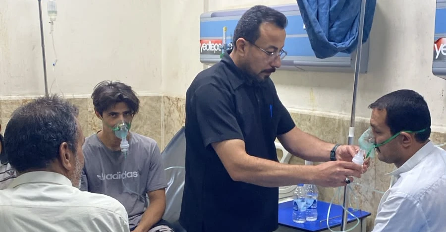 حصيلة العاصفة الترابية.. 139 حالة اختناق بين النجف وديالى