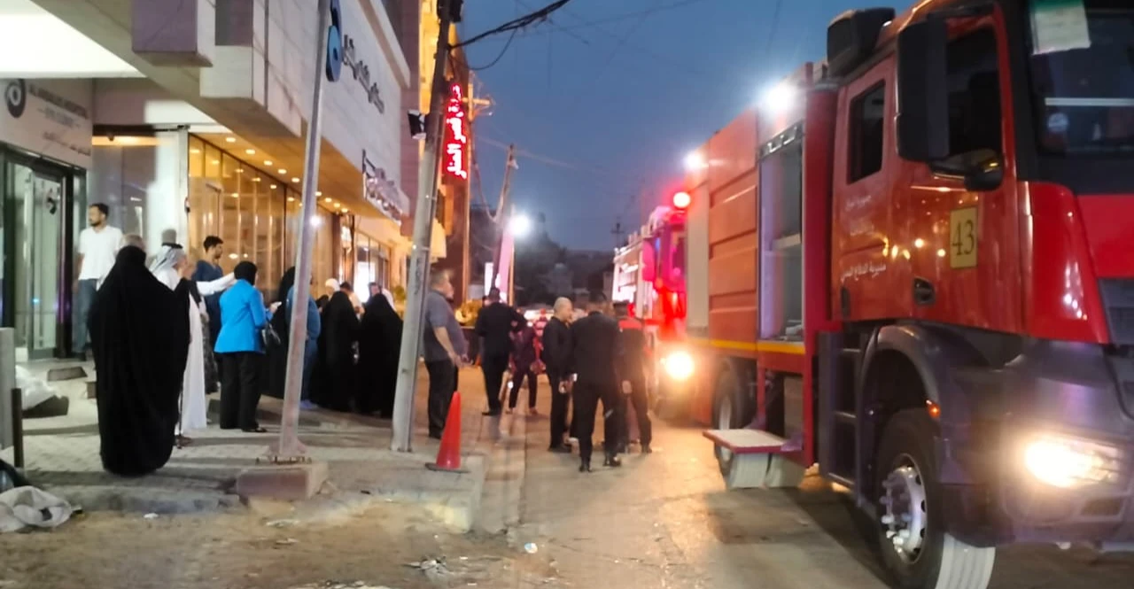 إخلاء أكثر من 60 نزيلاً إثر حريق في مستشفى أهلي وسط بغداد