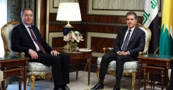 نيجيرفان بارزاني يستقبل تونجر باكرهان: كوردستان تدعم السلام في تركيا