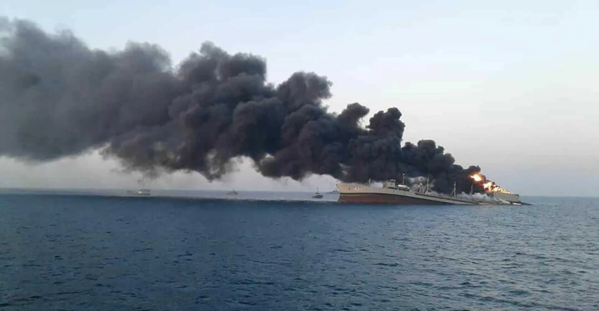 Iran Navy reports tanker fire near Hormuz