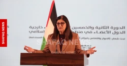 وزيرة الخارجية الفلسطينية من بغداد: نواجه ضغوطاً مالية كبيرة