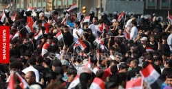 تزايد أعداد المتظاهرين وارتفاع سقف المطالب في ساحة التحرير وسط بغداد (صور وفيديو)