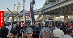 مطالب عديدة.. العشرات يتظاهرون في النجف وكركوك لإحياء "ذكرى تشرين"