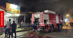 حريق كبير يلتهم مطعماً جنوب غربي كركوك
