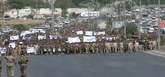  Peshmerga, security in Sulaimani protest Iraq cancelling votes 