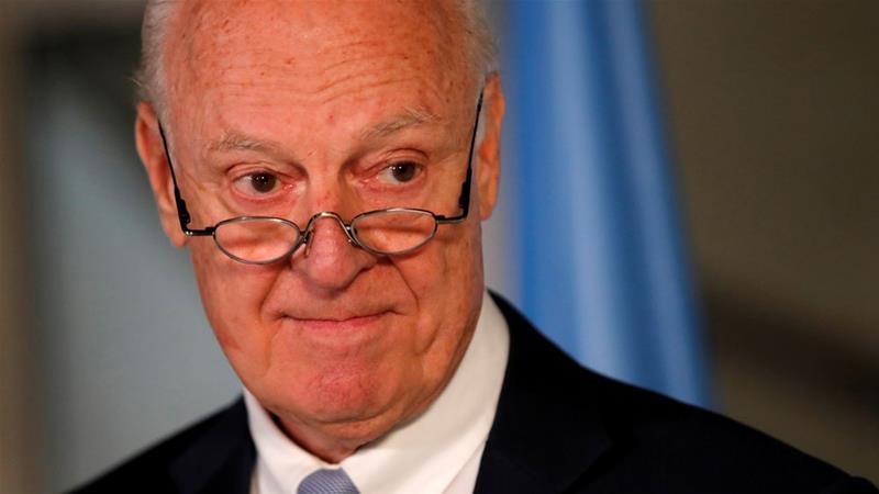 De Mistura warns of 'perfect storm' over Syria's Idlib