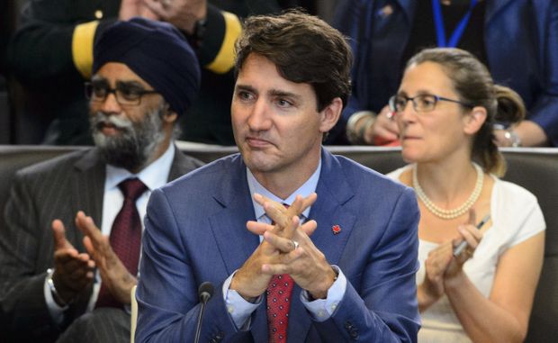  Trudeau announces Canadian-led NATO mission in Iraq as Trump complains about defence spending