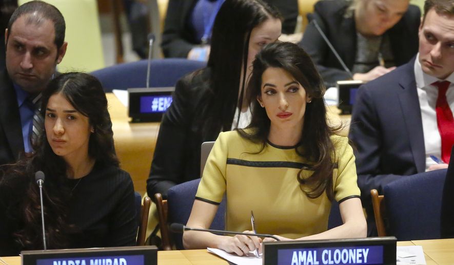 Amal Clooney: Don’t let Islamic State get away with genocide