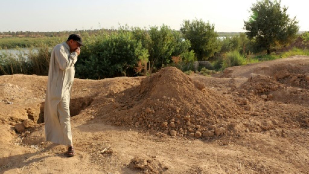 Dozens of bodies 'found in IS mass grave' in Iraq