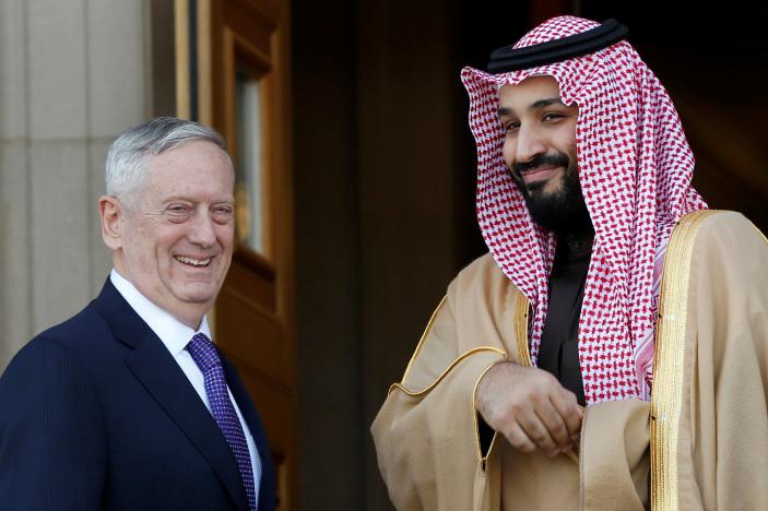 Pentagon chief, Saudi deputy crown prince discuss fight against Islamic State
