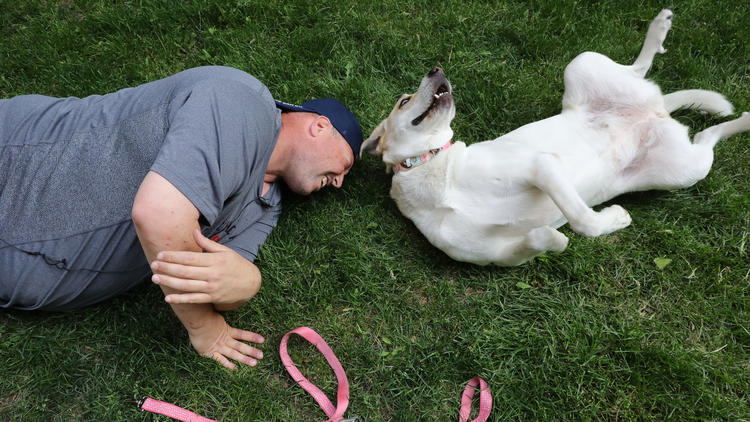  How a service dog helped ease 13 years of pain for one veteran 