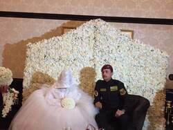 صورة لحفل الزفاف .. مقاتل من أهالي الجنوب يدخل الموصل محررا ويتحصل على عروس 