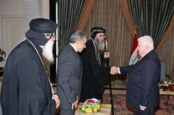 وفد كنسي قبطي يطلع على اوضاع المسيحيين في العراق 