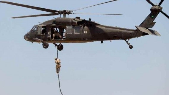 A joint force carries out an airdrop and arrests a leader in PMF western Iraq
